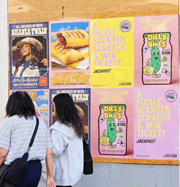 Interactive OOH in Action: Maybelline’s Guerrilla Wildposting®/Sampling Campaign Transforms Toronto Streets 2
