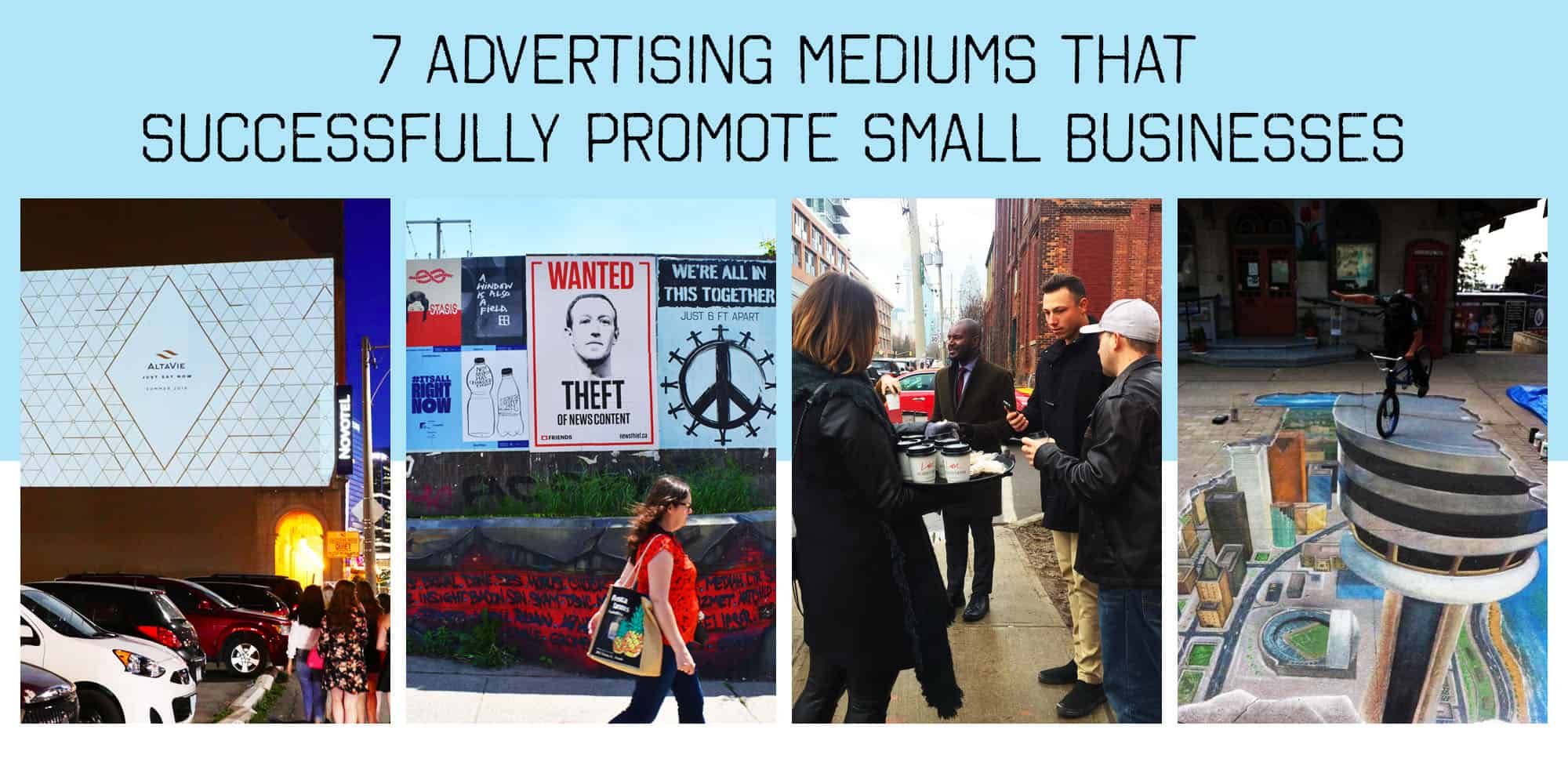 7 Advertising Mediums that Successfully Promote Small Businesses